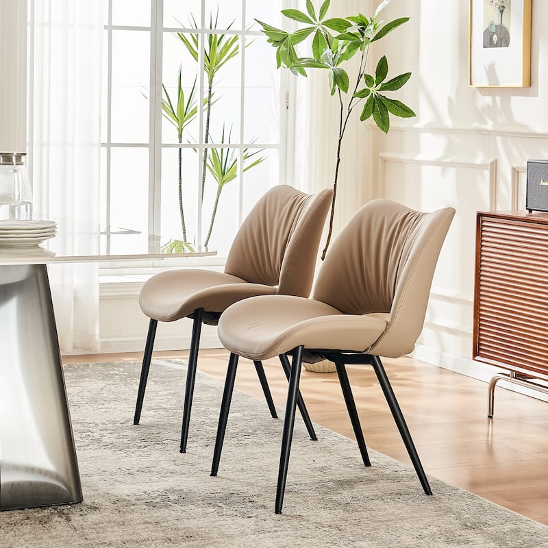 Modern Dining Kitchen Chairs Set of 2 Loads up to 300lbs