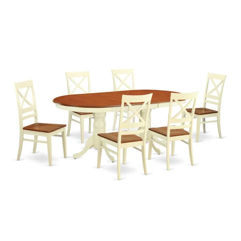 French Country Dining Set - Table and Chairs for 8 - Elegant Kitchen Furniture