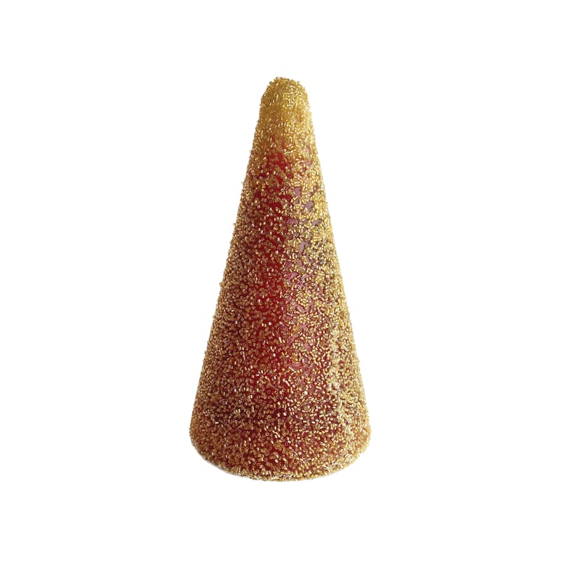 Round and Sparkling Glass Seed Bead Tree - Copper, Gold