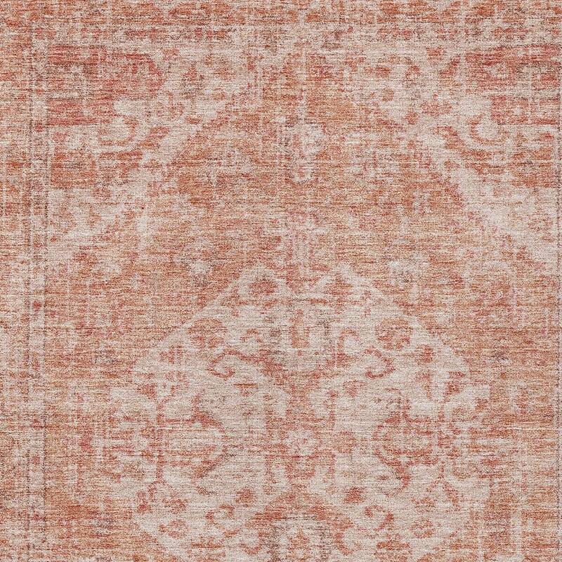 HomeRoots Oriental Traditional Rectangle Outdoor Rug