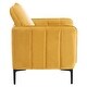 preview thumbnail 14 of 53, Nora Modern Velvet Accent Chair for Bedroom with Metal Legs