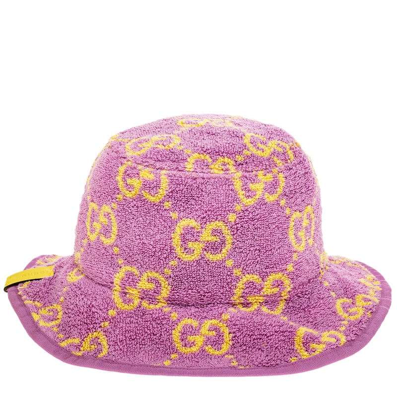 Gucci Terry Cloth Jacquard Bucket Hat - Adult S (6 3/4 - 6 7/8)