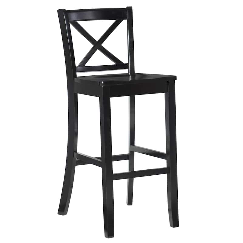 Copper Grove Frunza Wooden 30-inch X-back Bar Stool