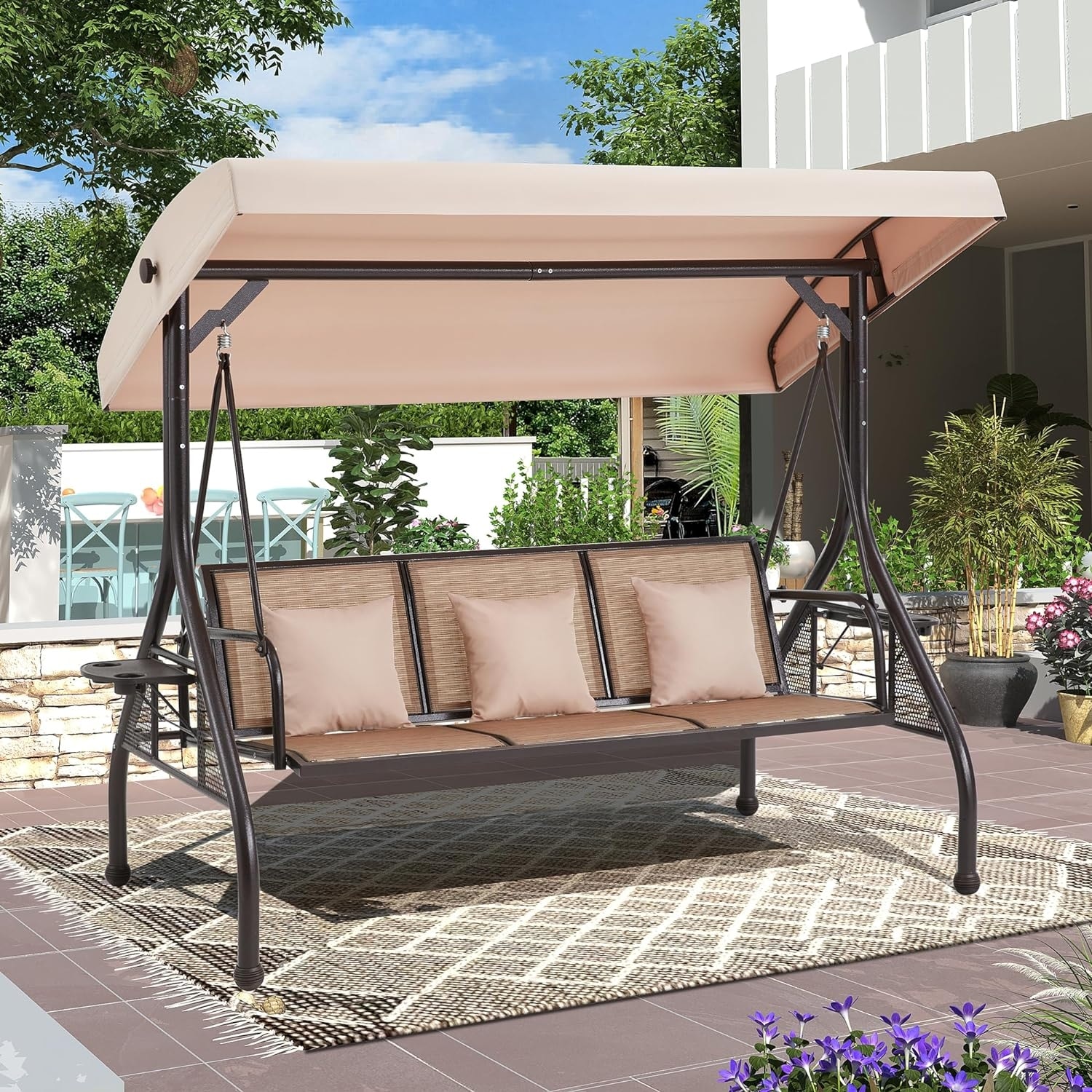 Garden swing canopy cheap