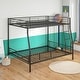 preview thumbnail 4 of 7, Heavy Duty Metal Bunk Bed Full Over Queen Bunk Bed Frame for Adults