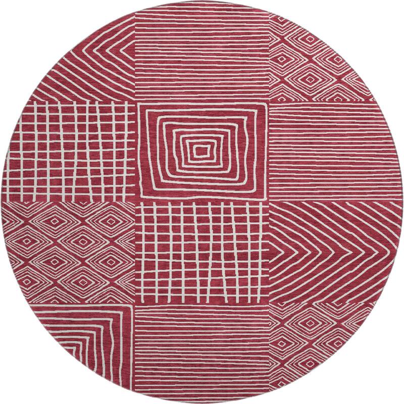 Premium Washable Super Soft Geo Motif Mayfield Rug