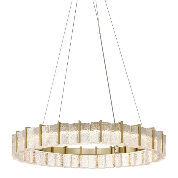 slide 2 of 2, Minka Lavery 2415-L Sevryn 28" Wide LED Pendant