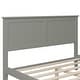 preview thumbnail 27 of 37, Modern Simple Solid Wood Platform Bed - Elegant Wood Bed with Headboard