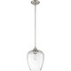 preview thumbnail 6 of 4, Towne 1-Light Mini Pendant in Brushed Nickel