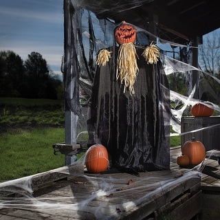 Standing Shaking Pumpkin Reaper Halloween Decoration, Home Decor ...