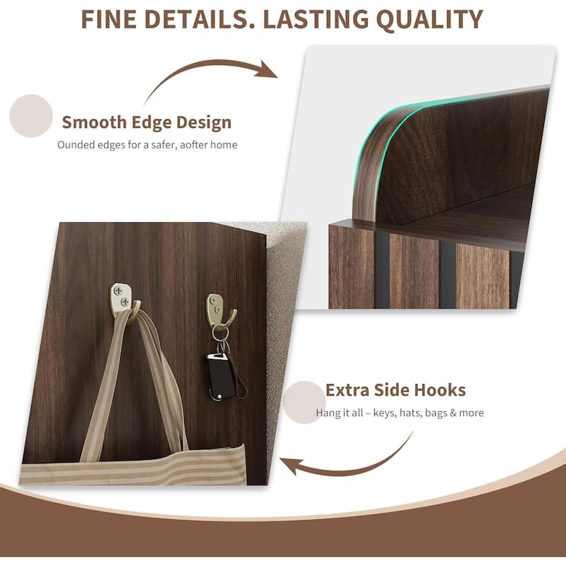 6-Tier Shoe Cabinet Organizer for Hallway, Entryway, Living Room