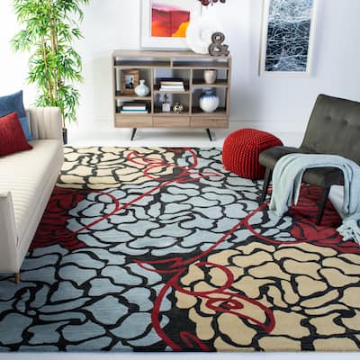 SAFAVIEH Handmade Wyndham Wiltrud Grey New Zealand Wool Rug