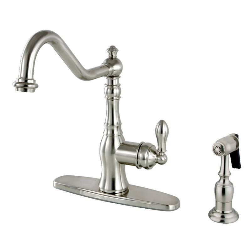 Kingston Brass American Classic 1.8 GPM Standard Kitchen Faucet -