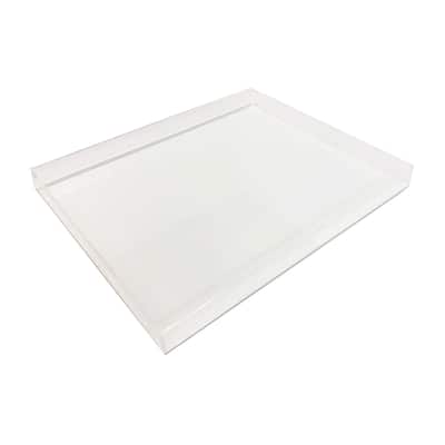 Large White Tray - 21x18x1.75