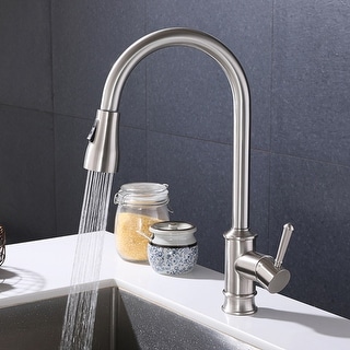 Touch Kitchen Faucets with Pull Down Sprayer Kitchen Sink Faucet -  Overstock - 34605675