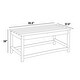 preview thumbnail 4 of 55, POLYTRENDS Laguna All Weather Poly Outdoor Coffee Table - Rectangle