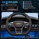 preview thumbnail 8 of 7, 12V Audi RS E-tron GT Kids Electric Ride-On Car - 3.1 MPH with Remote Control, Suspension, Music & LED Lights (Blue)