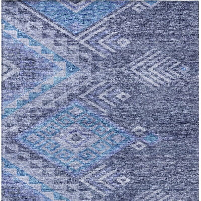 HomeRoots Southwestern Transitional Rectangle Outdoor Rug