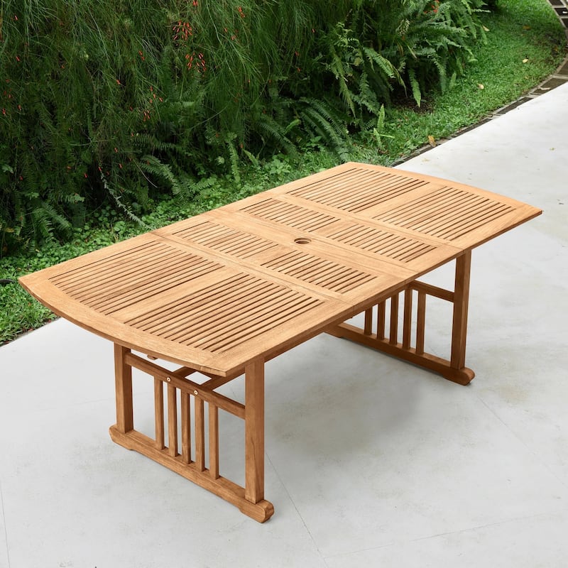 Cambridge Casual Leon 6-Piece Teak Patio Extendable Dining Set