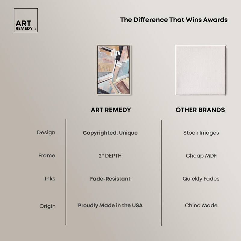 Balancing Lines II Canvas by Art Remedy