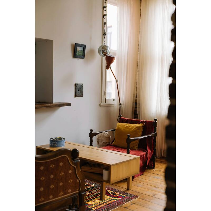 ECARPETGALLERY Hand-knotted Teimani Light Orange Wool Rug - 2'11 x 4'7