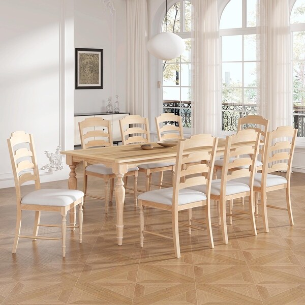 Upholstered dining table set 2025