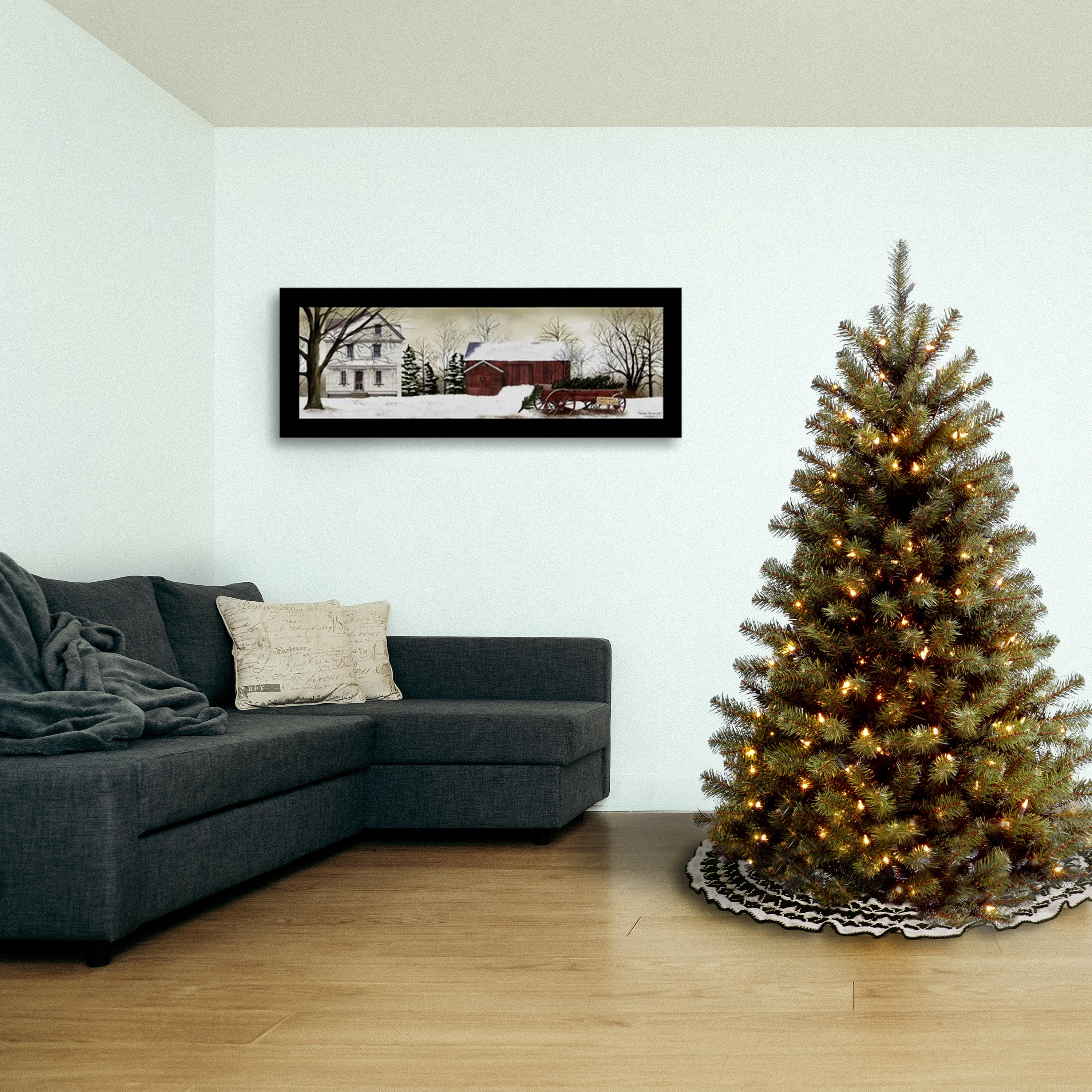 National Tree Company 5 ft. North Valley Spruce Tree with Clear Lights - 5 Foot