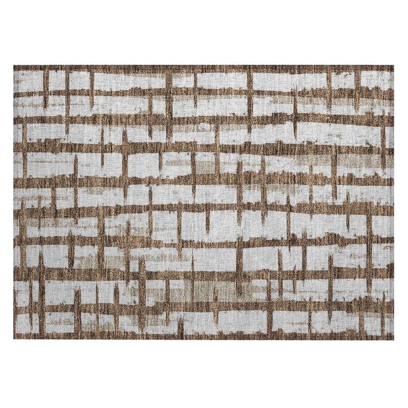 Machine Washable Indoor/ Outdoor Chantille Contemporary Rug