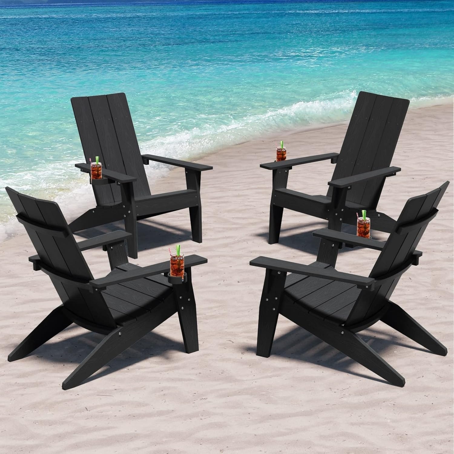 Adirondack with cup holder discount