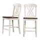 Option Antique White Scroll Back