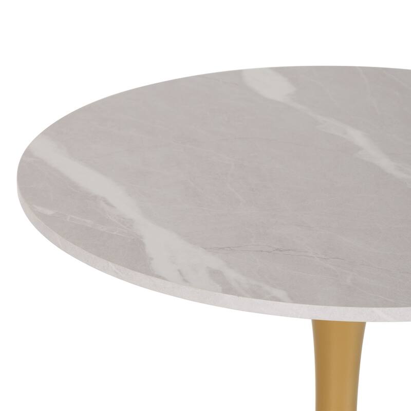 28" Round Bistro Table with Pedestal Base