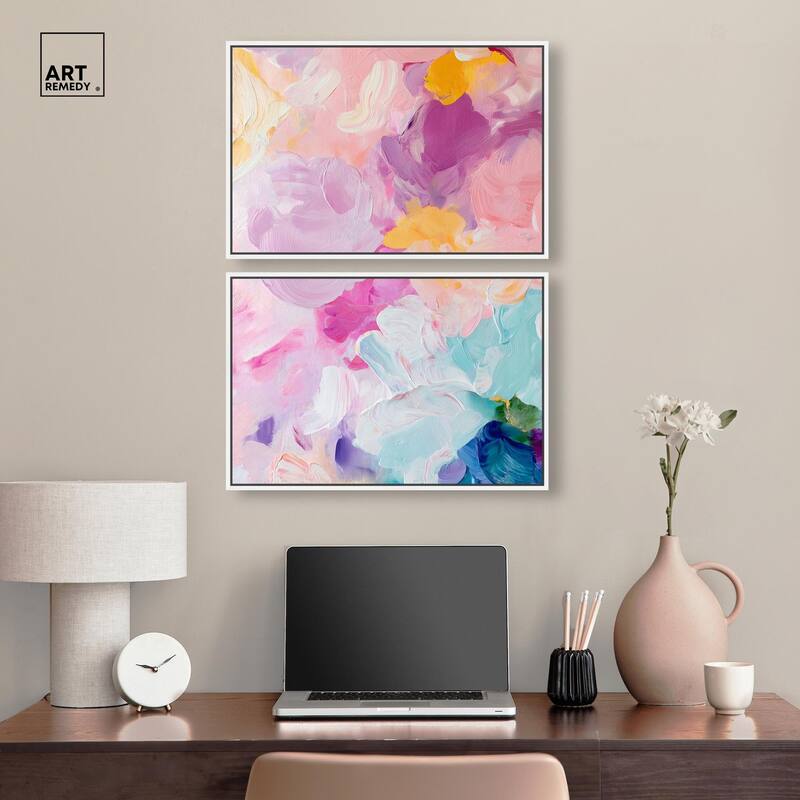 Misty Layers Canvas Set of 2 by Art Remedy