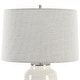 preview thumbnail 5 of 5, Uttermost Odawa White Farmhouse Table Lamp - 26"H, Shade 10"H x 17"Dia.