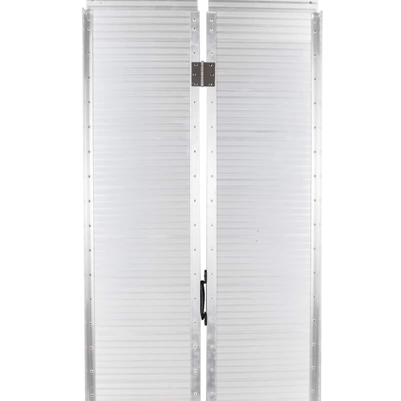 6ft Aluminum Folding Medical Mobility Wheelchair Ramp 600lbs Capacity - N/A