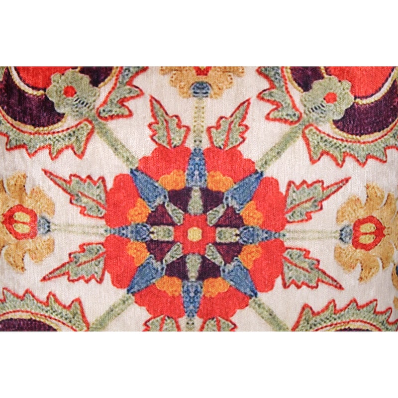 Boho Chic Floral Motif Turkish Pillow