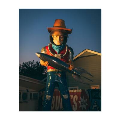 Tulsa Oklahoma Buck Atom s Cosmic Curios Route 66 03 Art Print/Poster