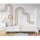 preview thumbnail 3 of 3, Rainbow stripe Wall Decal Stripe Vinyl Sticker Nursery Wall Decor