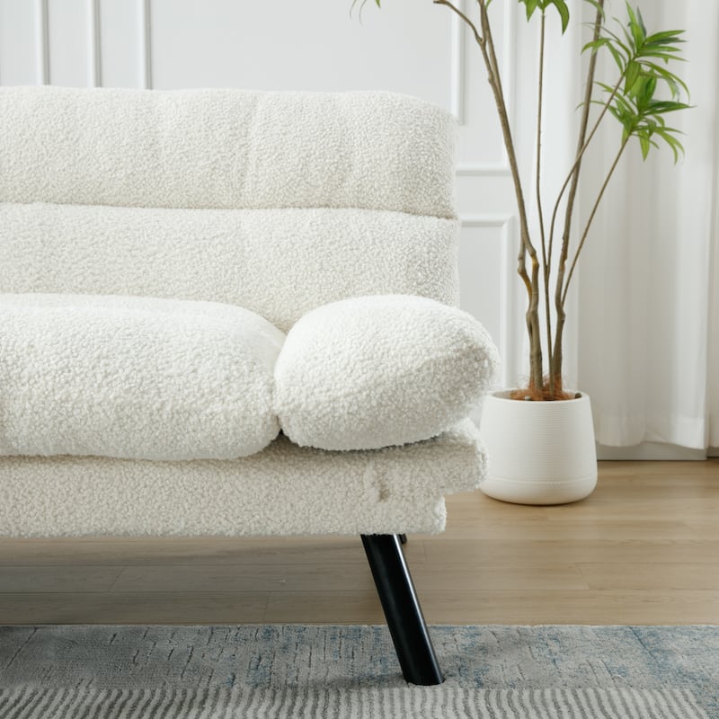 70" W Modern Convertible Folding Futon Couch Sofa Bed for Living Room,Dorm,Apartment,Bedroom