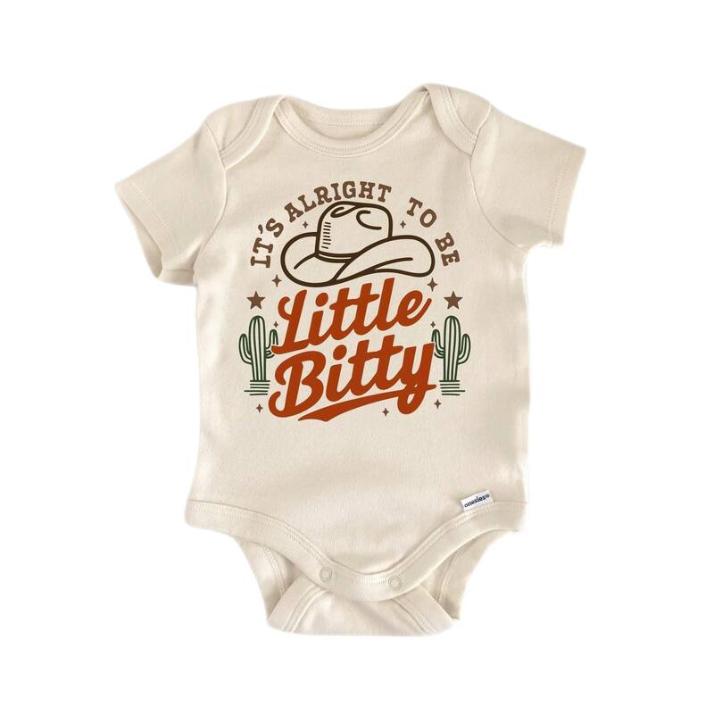 Little Bitty Country - Baby Boy Girl Clothes Infant Bodysuit Funny Cute Newborn - Pink - 0-3M
