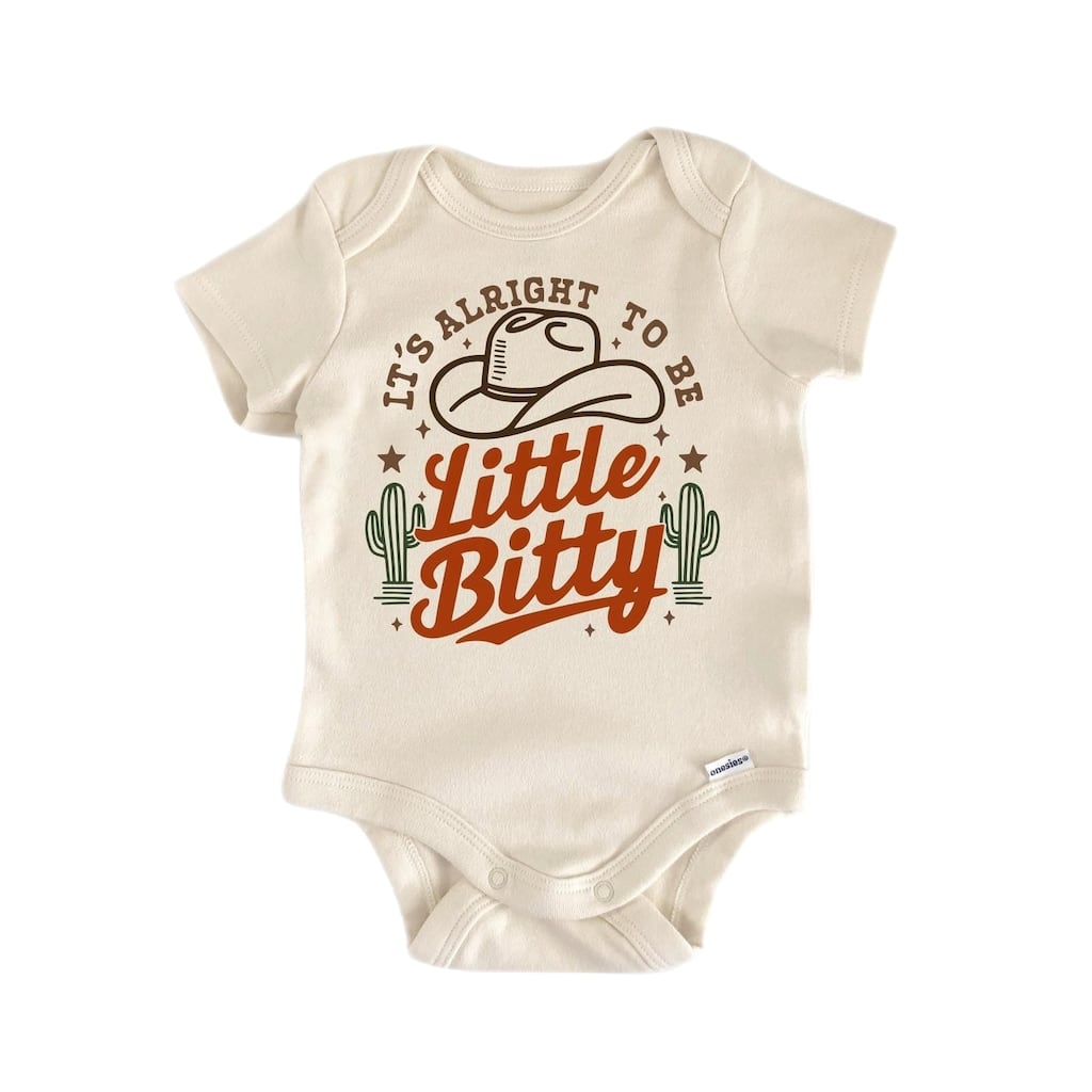 Little Bitty Country - Baby Boy Girl Clothes Infant Bodysuit Funny Cute Newborn