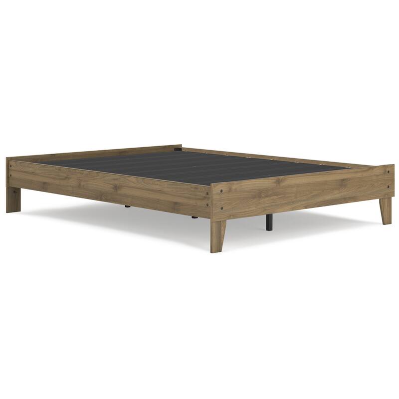 Signature Design by Ashley Deanlow Brown Platform Panel Bed