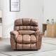 Super Soft Microsuede Power Lift Recliner Sofa with Massage Chair