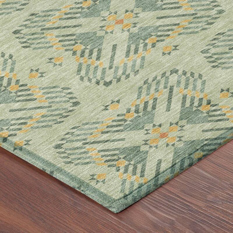 Machine Washable Indoor/ Outdoor Modern Frontenac Chantille Rug