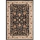 preview thumbnail 77 of 81, SAFAVIEH Handmade Easy Care Deidra Oriental Rug 6' x 9' - Black/Ivory - Rectangle