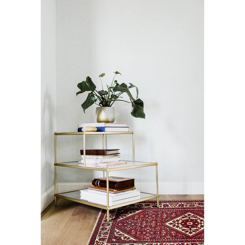 ECARPETGALLERY Hand-knotted Andelz Red Wool Rug - 3'8 x 7'7