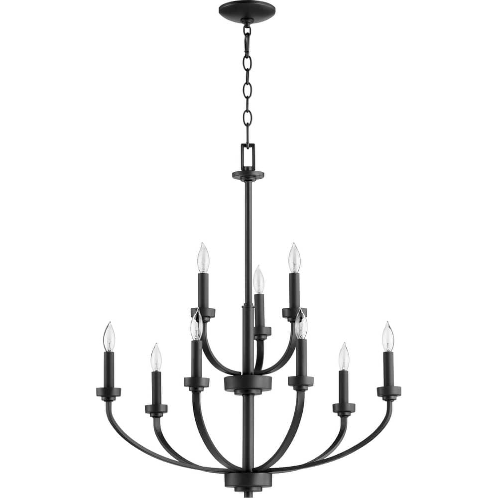Quorum International Reyes 9 Light 31" Wide Chandelier