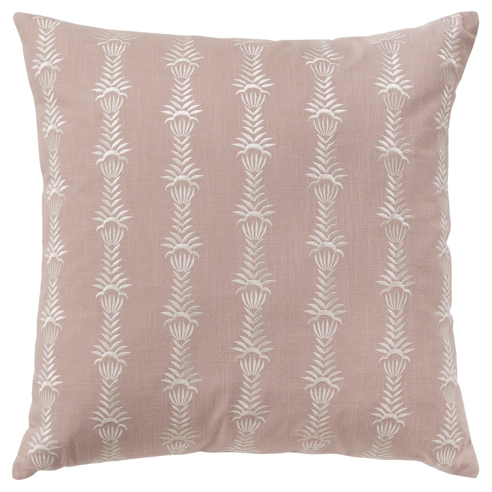 Rizzy Home Embroidered Throw Pillow