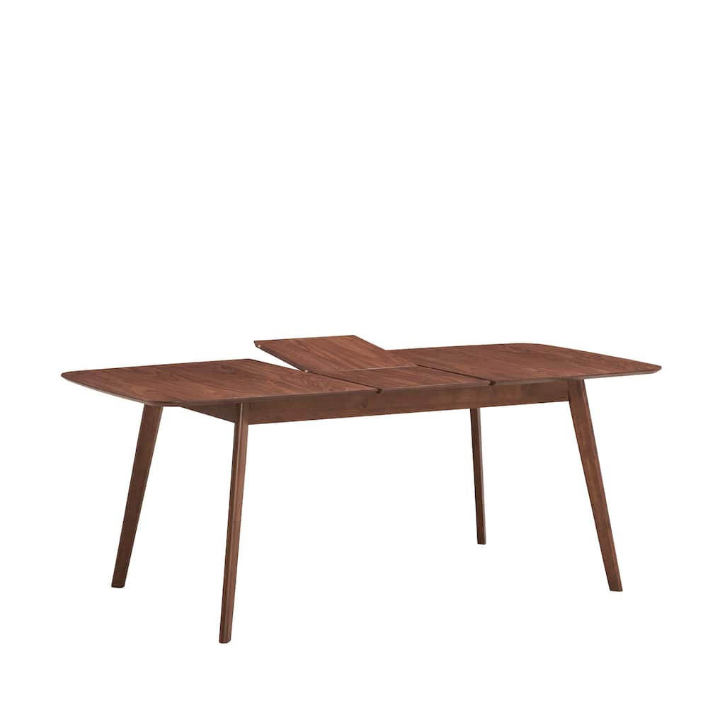 Nova Extension 59 to 74.75" Dining Table Walnut Finish