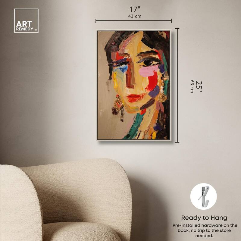 Colorful Expression II Canvas by Art Remedy