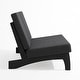 preview thumbnail 54 of 136, Outdoor Teak Wood Waterproof Armless Chair Loveseat with Cushions